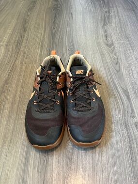 Men’s Nike Metcon Camo Black with Orange CrossFit Sneakers